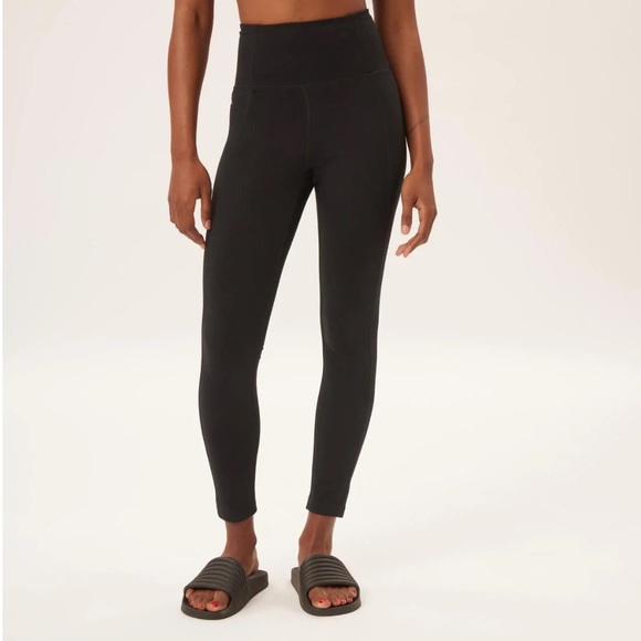 Girlfriend Collective black hi-rise compressive leggings - Picture 1 of 5